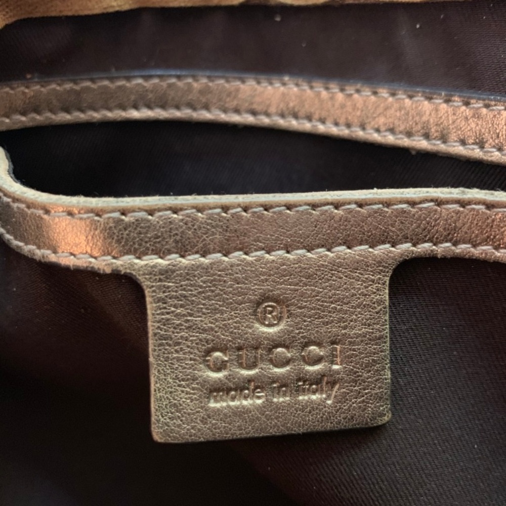 Large Gucci Coated Canvas Bag